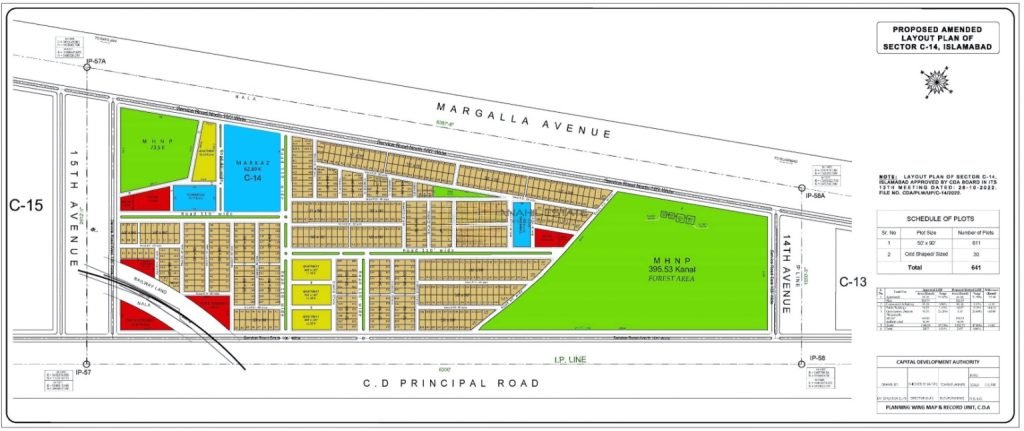 Sector-C-14-Islamabad-Map