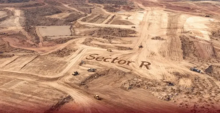 Aerial site photo of Sector R in Faisal Town Phase 2