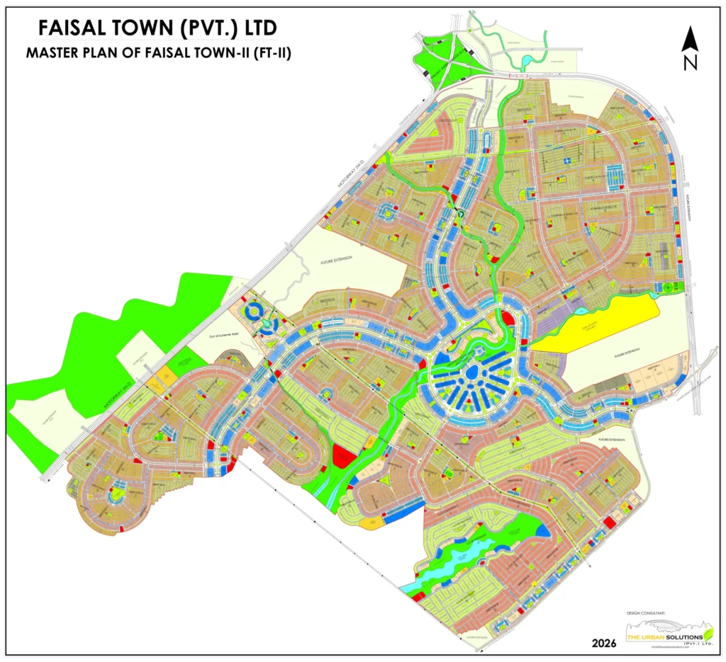 Faisal Town II master plan